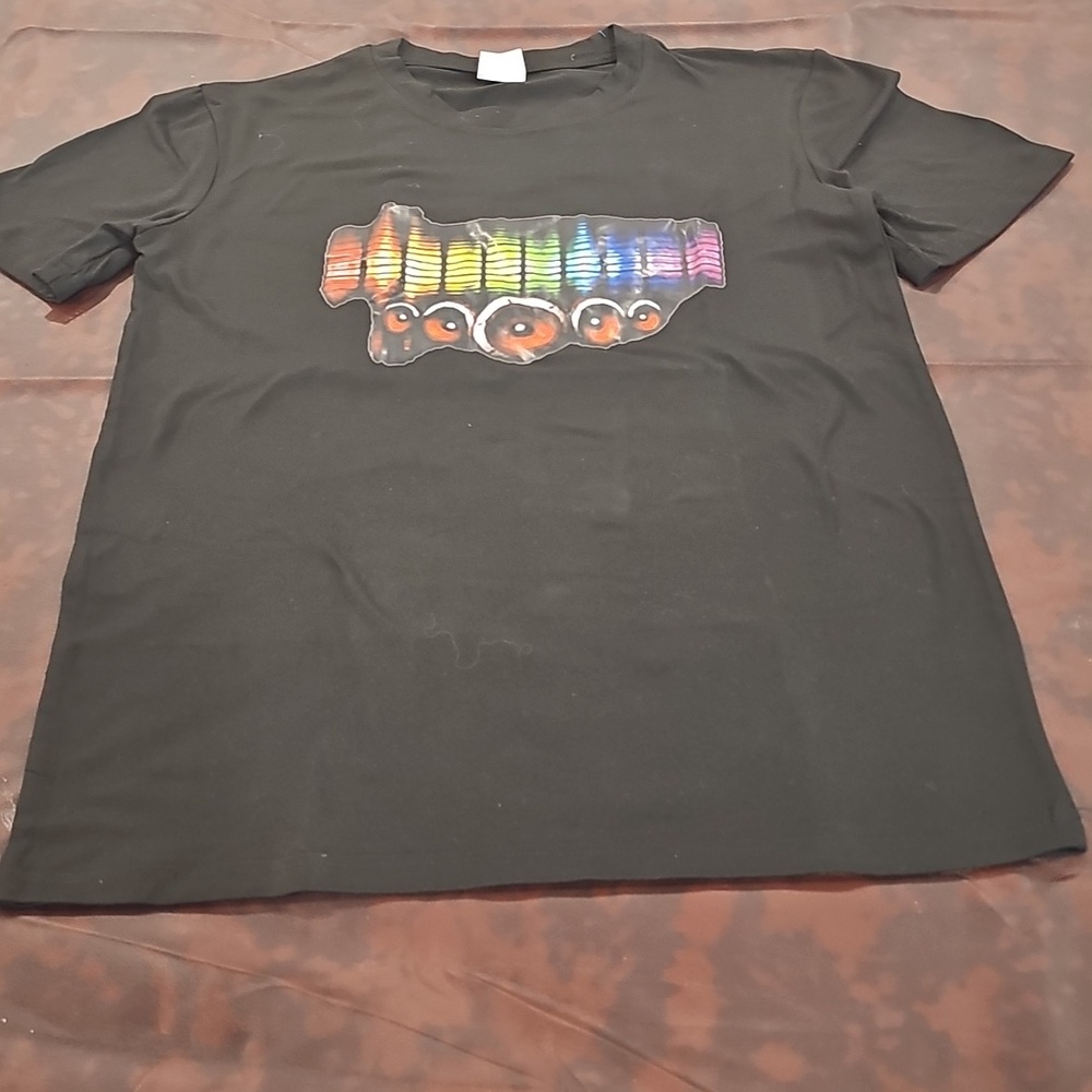 M Rainbow Equalizer Shirt Sz Small
